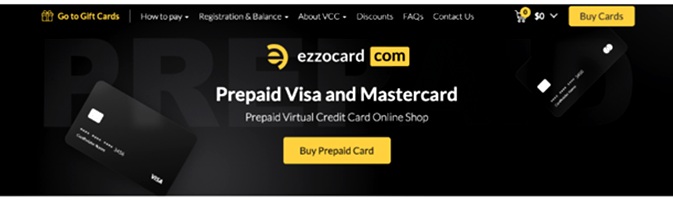 Cartões pré-pagos para compras online assinaturas