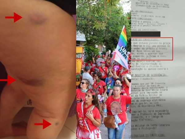 bloco tô com Lula florianópolis