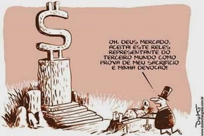 mercado tem mais seguidores que Deus