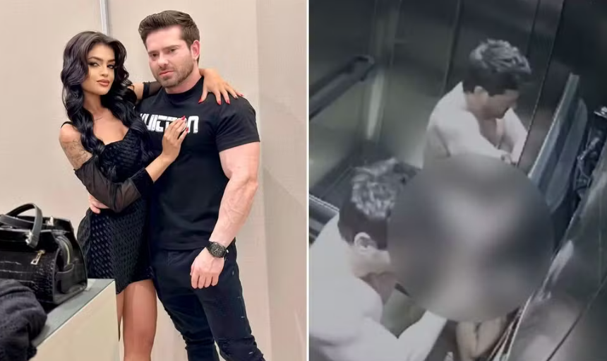 namorada sufocar elevador goiás