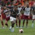 Arias na hora da cobrança de pênalti em Fluminense x Al Ahly — Foto: Lucas Merçon/Fluminense Arias na hora da cobrança de pênalti em Fluminense x Al Ahly — Foto: Lucas Merçon/Fluminense