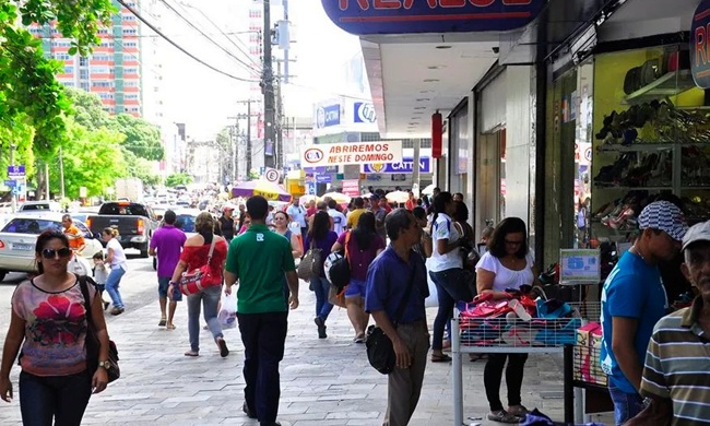 Paraíba entre estados maior crescimento varejo fevereiro IBGE