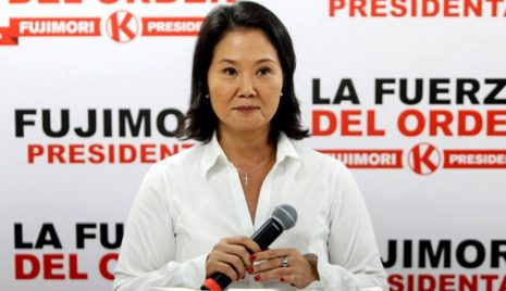 Fujimori leads first round of Peru presidential election as vote count continues