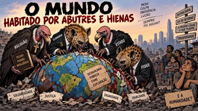 mundo habitado abutres hienas   
