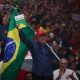 O ESTADISTA O presidente brasileiro, Luiz Inácio Lula da Silva (PT), durante ato de campanha na Avenida Paulista, em São Paulo, em 24 de outubro de 2026 — Vinicius Martins/Alma Preta