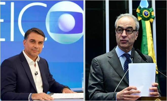 Flávio Bolsonaro alta cúpula Globo almoço horas antes sabatina Jornal Nacional